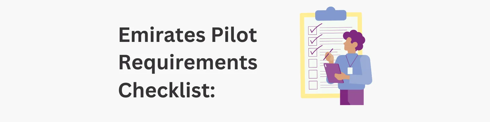 emirates pilot requirements checklist