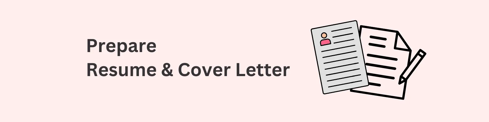 prepare resume and cover letter