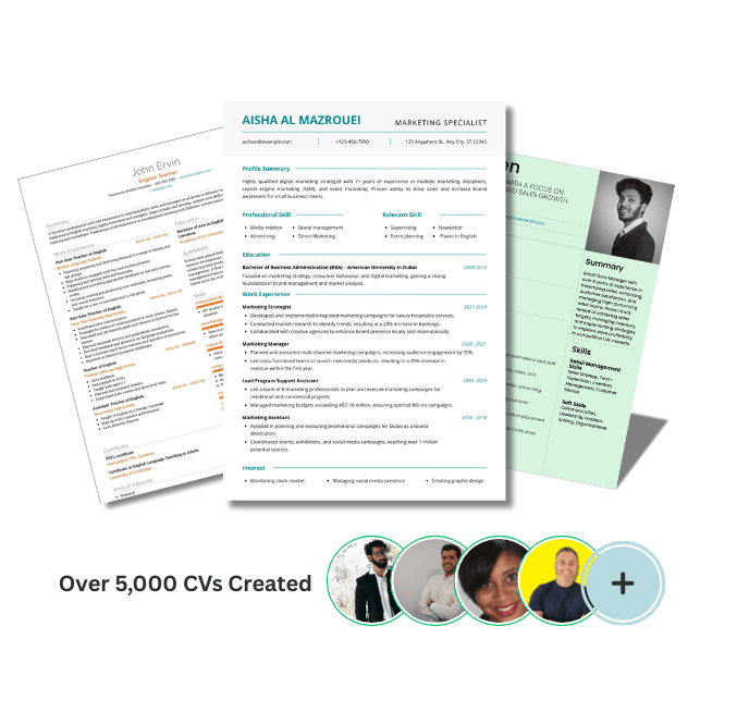 cv writing service in dubai