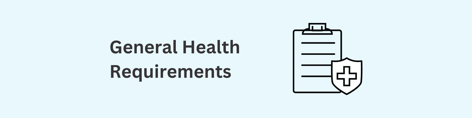 general health requirements