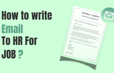 how to write email to hr for job vacancy